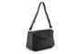 Lucky Bees 1273 Bolso de mano de cuero de polivinilo color verde oscuro